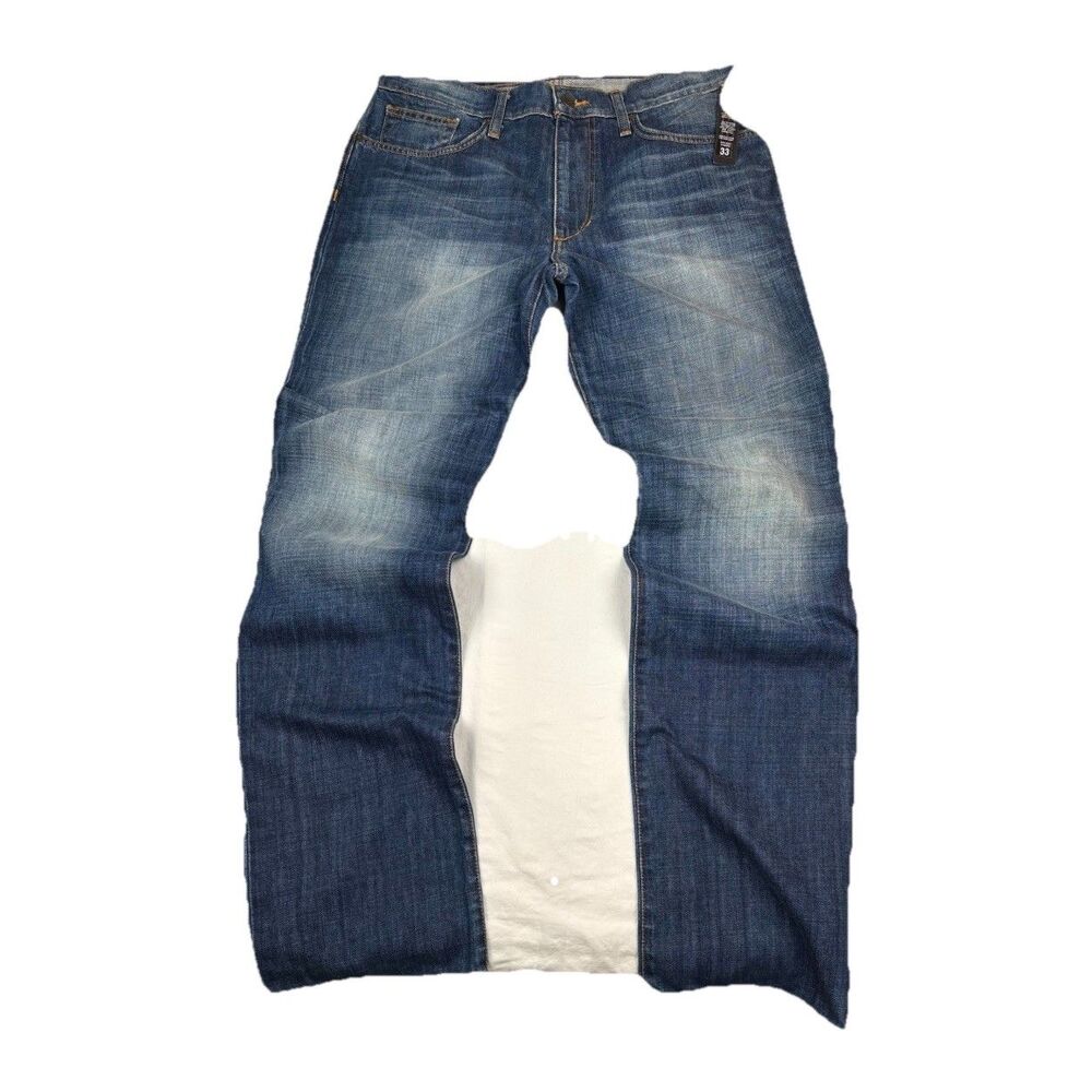 NWT Joe's Jeans Women’s Sz 34 Relaxed Fit Rebel Dark Wash High Rise Straight Leg